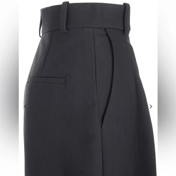 KHAITE Black Wide Leg Pants RUNS SMALL - Picture 6 of 11